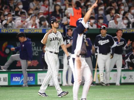 　３回、李政厚に適時打を浴びたダルビッシュ