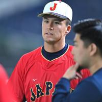 　練習を行わなかったヌートバー（撮影・西岡正）