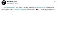 　チェコ野球協会の公式ツイッター（＠ＢａｓｅｂａｌｌＣｚｅｃｈ）より