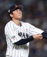 ６回、２点を失い悔しがる曽谷（撮影・伊藤笙子）