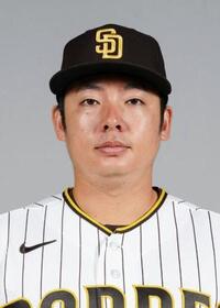 　パドレスの松井裕樹（ゲッティ＝共同）