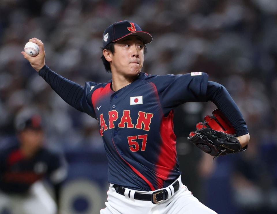 ５回から登板した北山（撮影・伊藤笙子）