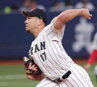 先発の菊池（撮影・坂部計介）