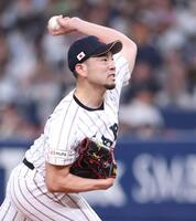 先発の菊池（撮影・中田匡峻）