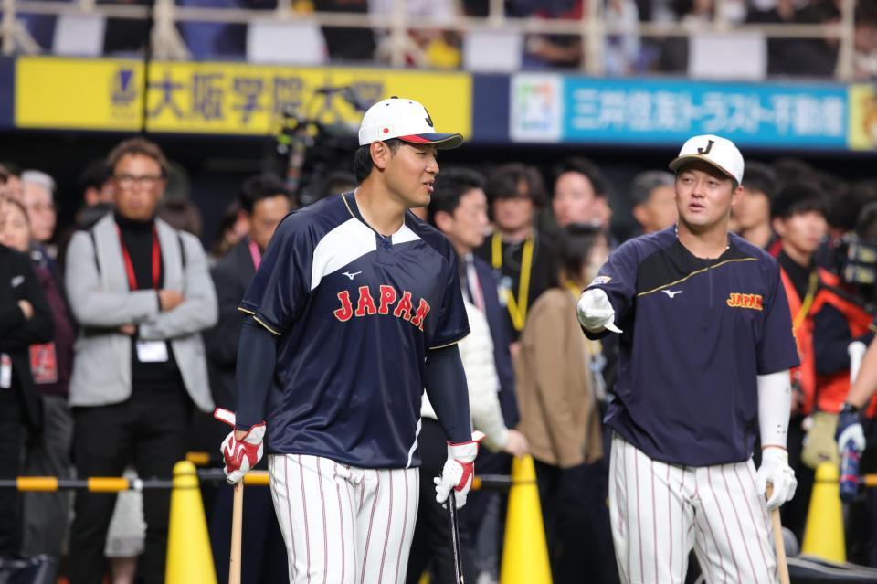 チームに合流した岡本
