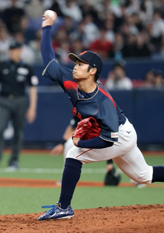 ９回に登板した根尾