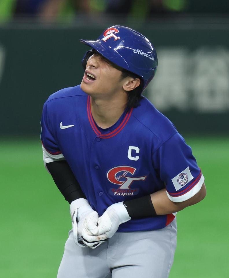 プレミア12王者の台湾がまさかの劣勢 死球で負傷交代の主将・陳傑憲
