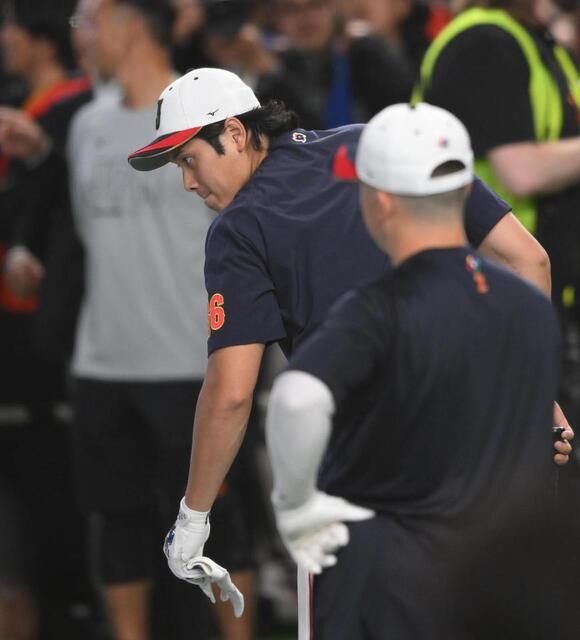 大谷翔平　試合前に異次元フリー打撃