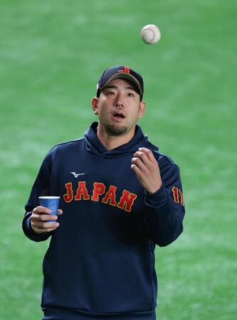 先発の菊池（撮影・金田祐二）