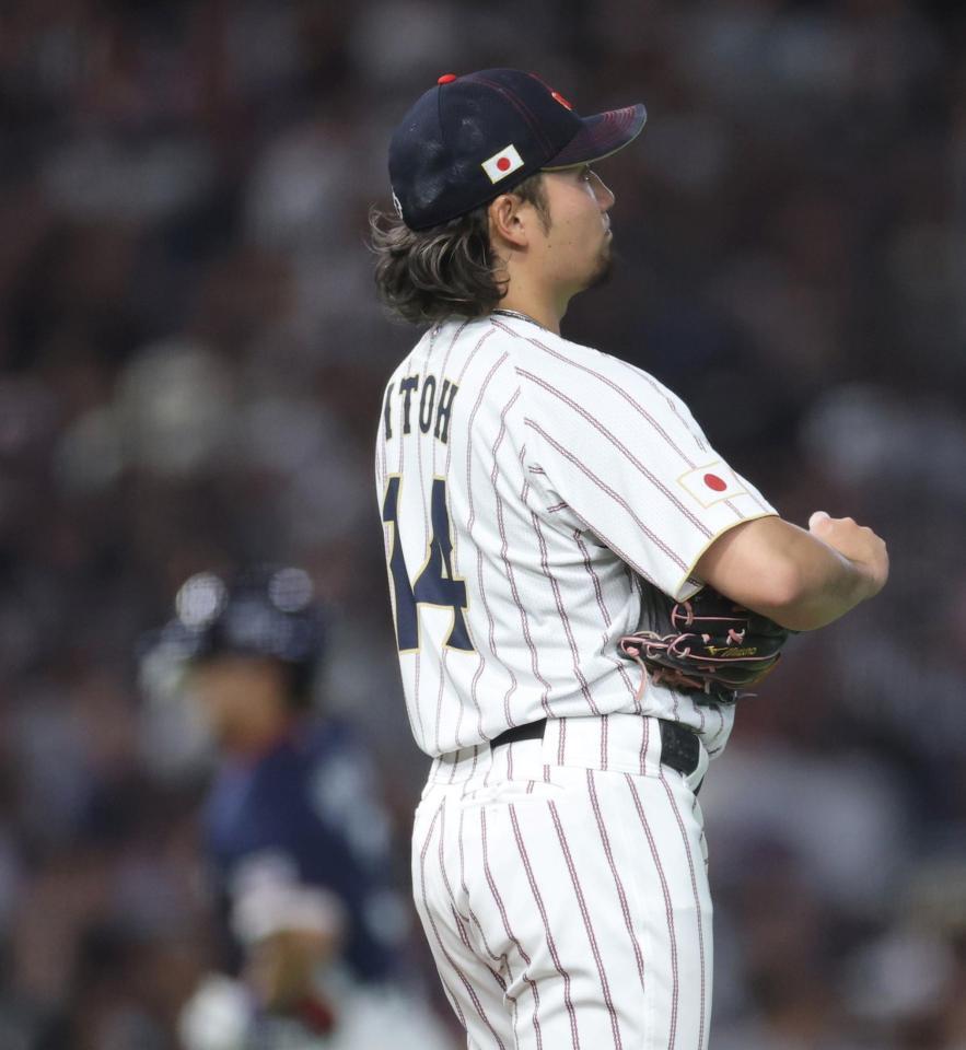 ４回、金慧成に同点ソロを浴びた伊藤（撮影・伊藤笙子）