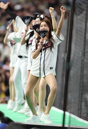 韓国チア（撮影・金田祐二）