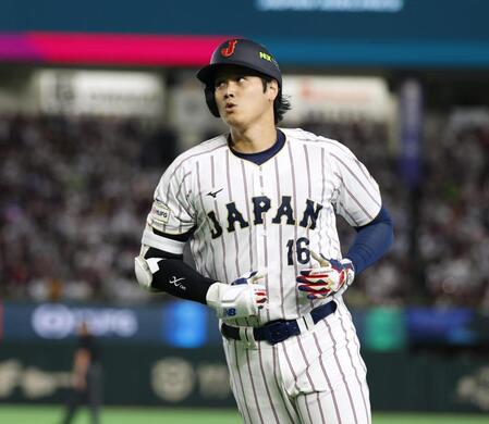 　１回、二ゴロに倒れた大谷