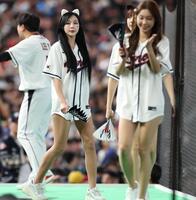 韓国チア（撮影・金田祐二）