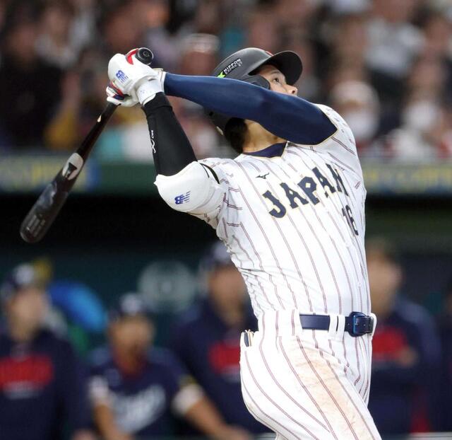 侍・大谷翔平２戦連発！イチロー超え