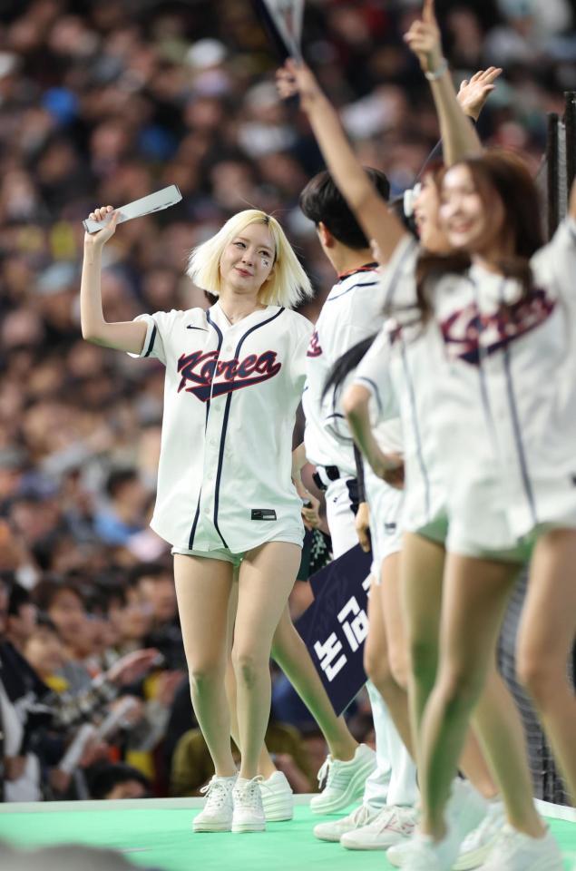 韓国チア（撮影・金田祐二）