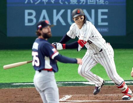 侍ジャパン・森下　ＷＢＣ待望初安打！円陣で喝「みんなサボりがち」お茶たてポーズ有言実行　