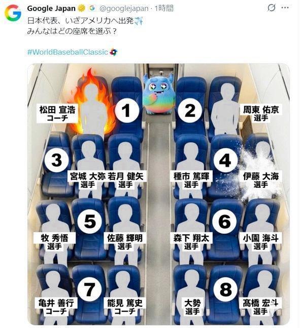 　Ｇｏｏｇｌｅ　Ｊａｐａｎの公式Ｘ（＠ｇｏｏｇｌｅｊａｐａｎ）より  