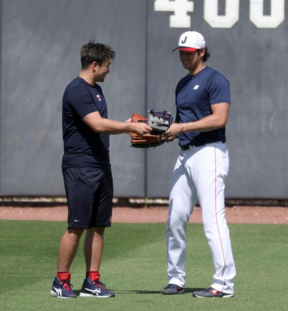 侍･大谷 決戦の地マイアミで投手調整