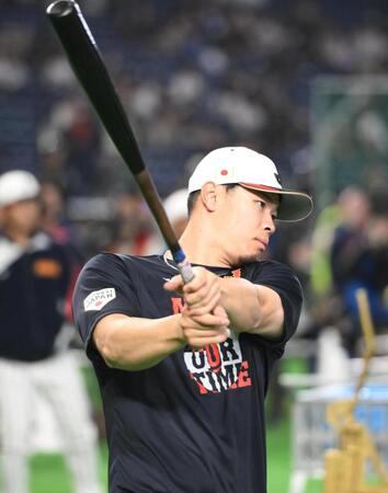 侍ジャパン・佐藤輝　ベネズエラ戦スタメン可能性　２７歳誕生日、報道陣に“誕プレ”おねだり「めちゃくちゃいい記事書いて」