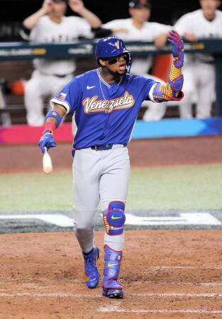 ５回、納得いかない様子のアクーニャ（撮影・伊藤笙子）