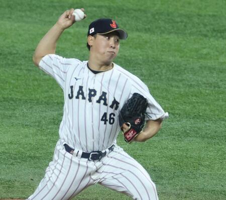 ５回から３番手で登板した藤平＝マイアミ