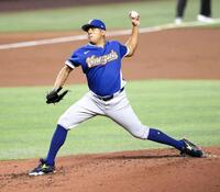 ベネズエラの先発・スアレス（撮影・伊藤笙子）