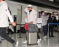 帰国した森下（撮影・持木克友）