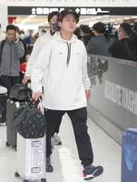 ＷＢＣを終え、帰国した金丸