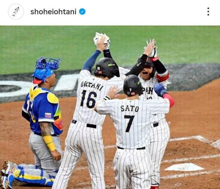 　大谷翔平のインスタグラム（ｓｈｏｈｅｉｏｈｔａｎｉ）より