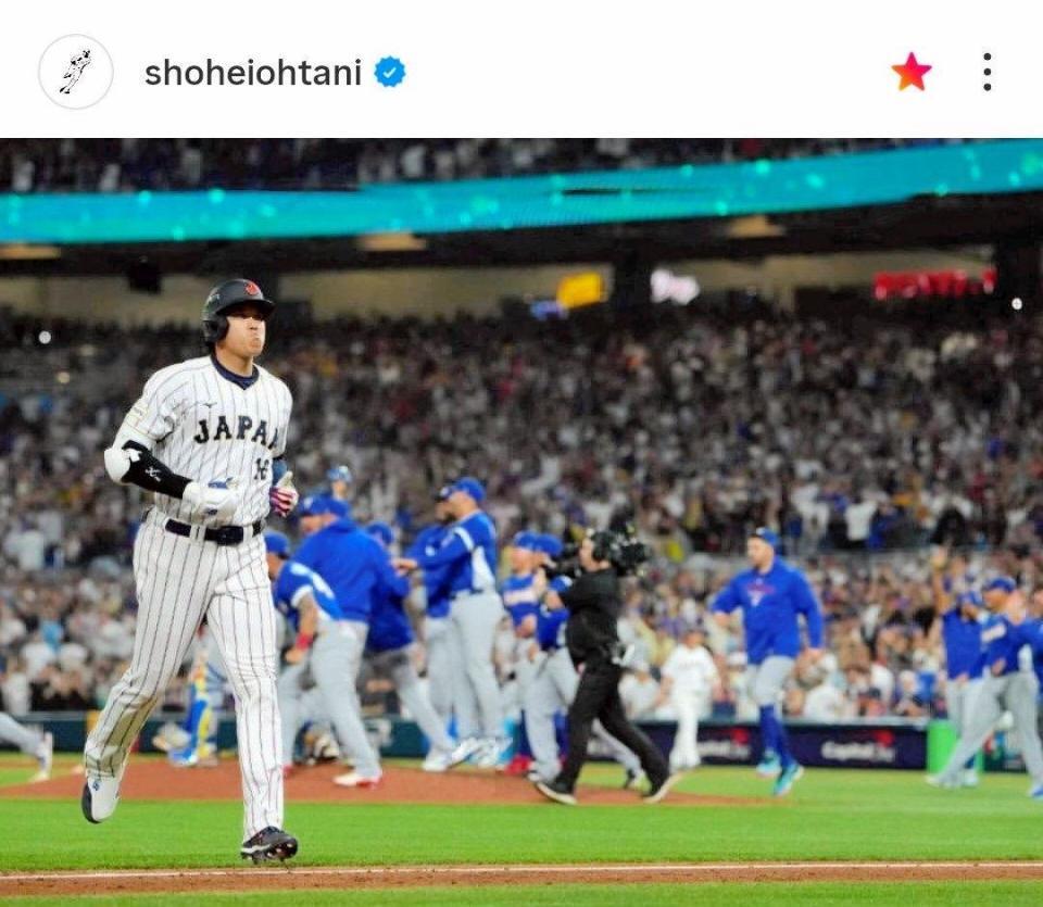 　大谷翔平のインスタグラム（ｓｈｏｈｅｉｏｈｔａｎｉ）より