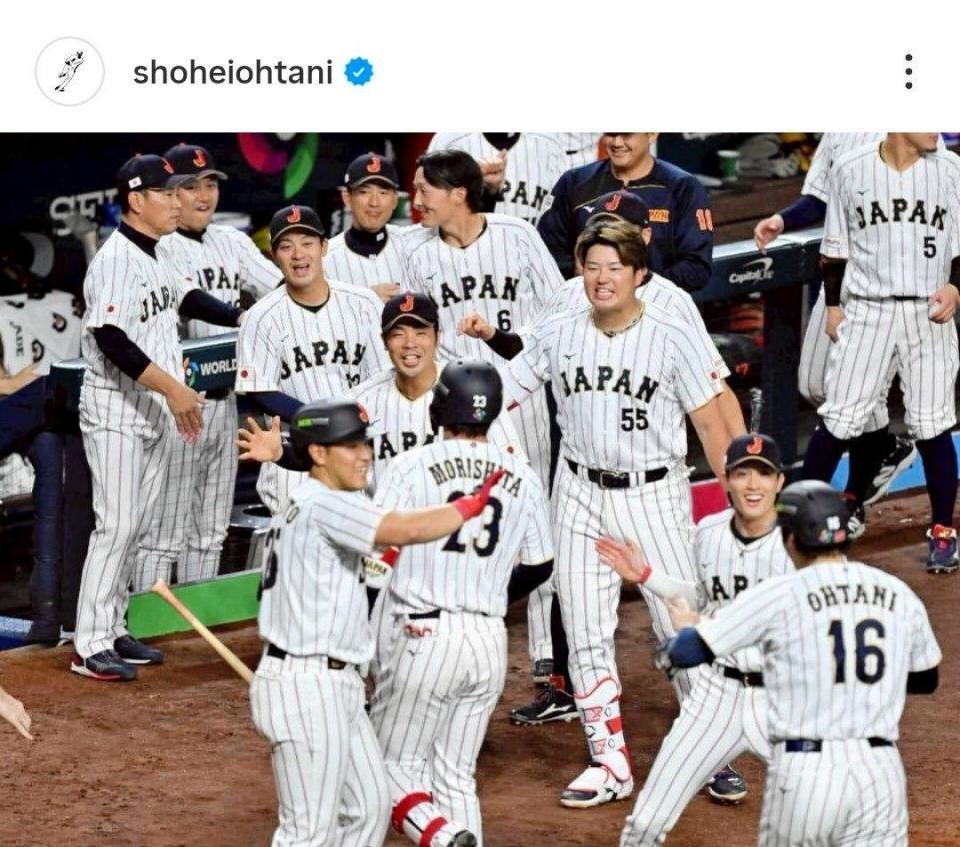 　大谷翔平のインスタグラム（ｓｈｏｈｅｉｏｈｔａｎｉ）より