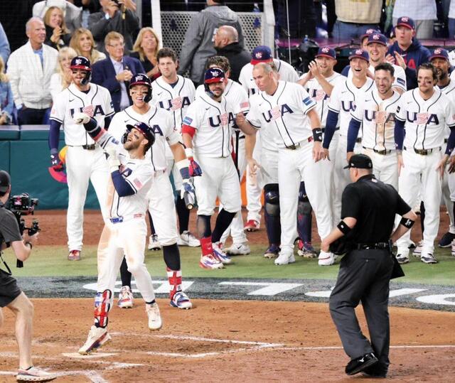 WBC決勝 米・ハーパー起死回生同点弾