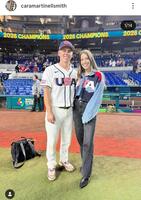 スミスの妻カーラさんのインスタグラム＠ｃａｒａｍａｒｔｉｎｅｌｌｓｍｉｔｈ（３月１９日付）より