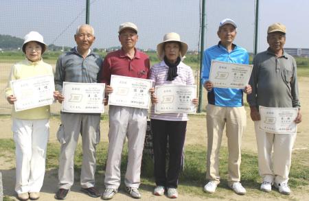 　１～６位の上位入賞者