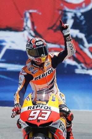 　今季３勝目を挙げたマルケス（ＡＰ＝共同）