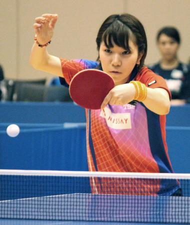 　仁川アジア大会代表選考会で代表入りを決めた若宮三紗子＝味の素ナショナルトレーニングセンター