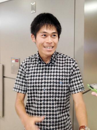 　ゴールドコーストマラソンから帰国した川内優輝
