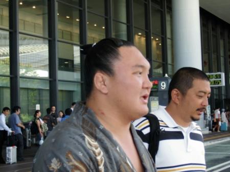 　モンゴルから再来日した横綱白鵬
