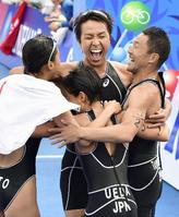 日本が混合リレーで優勝