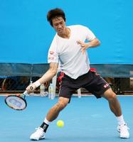 錦織圭、５日の複で今季初戦