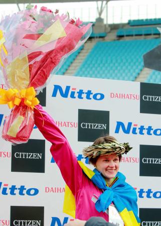 　優勝したタチアナ・ガメラ（撮影・石湯恒介）