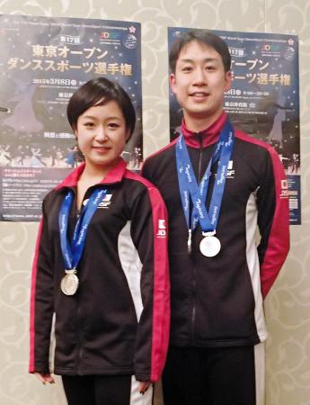 　東京五輪の舞台を夢見る（右から）久保田弓椰、蘭羅兄妹