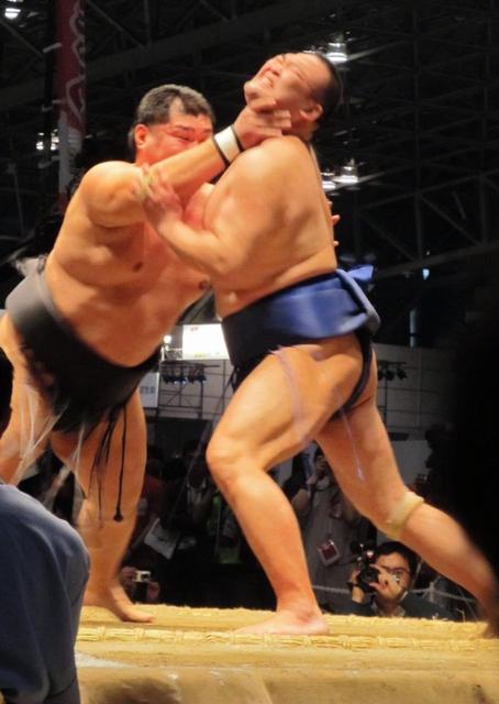 高見盛　気合注入復活も完敗　ＯＢ戦