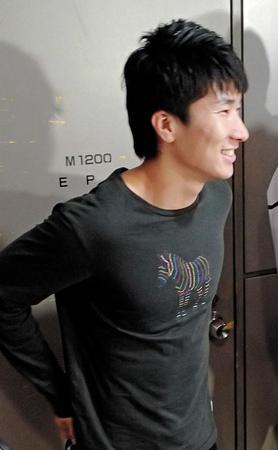 世界リレー大会から帰国した桐生祥秀 