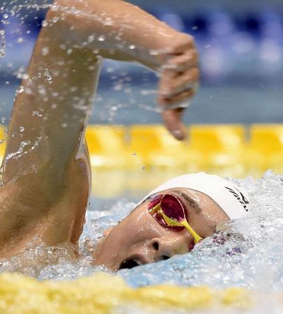 　中学新記録で２位の池江璃花子