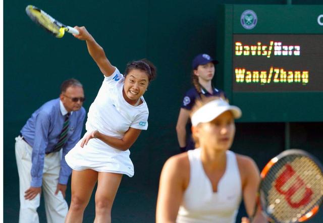 奈良、ダブルスで四大大会初星