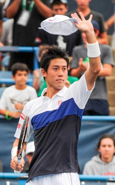 錦織、余力残して8強「内容に満足」