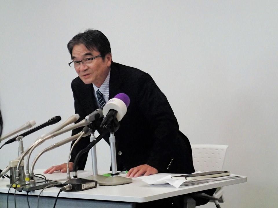 東京五輪エンブレム準備会の座長に就任した東京芸大の宮田学長＝都内