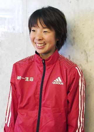 　ベルリン・マラソンの女子で８位に入った田中智美＝２７日、ベルリン