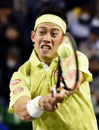 楽天テニス、錦織が８強入り